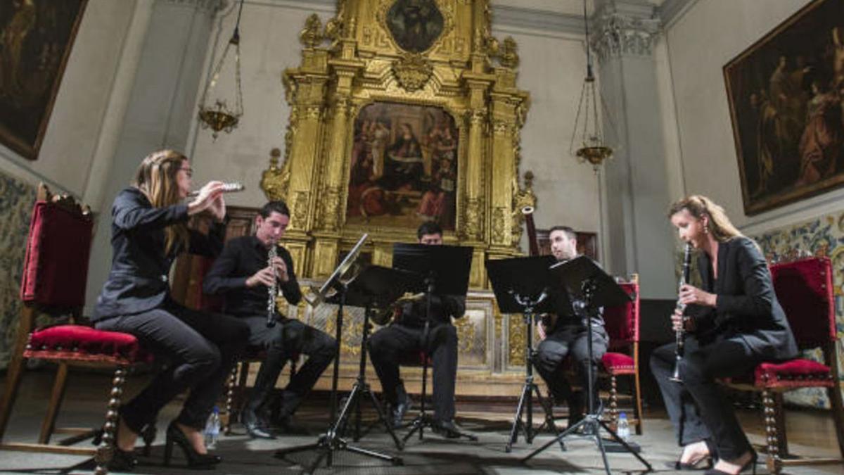 Un dels concerts a la Capella de la Sapiència de La Nau d’edicions anteriors. | UV