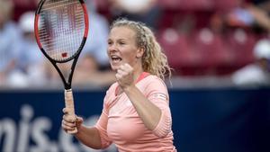 Katerina Siniakova celebra su triunfo en Bastad