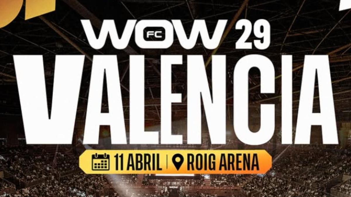 WOW amplía horizontes: las mejores MMA aterrizan en el Roig Arena el próximo 11 de abril