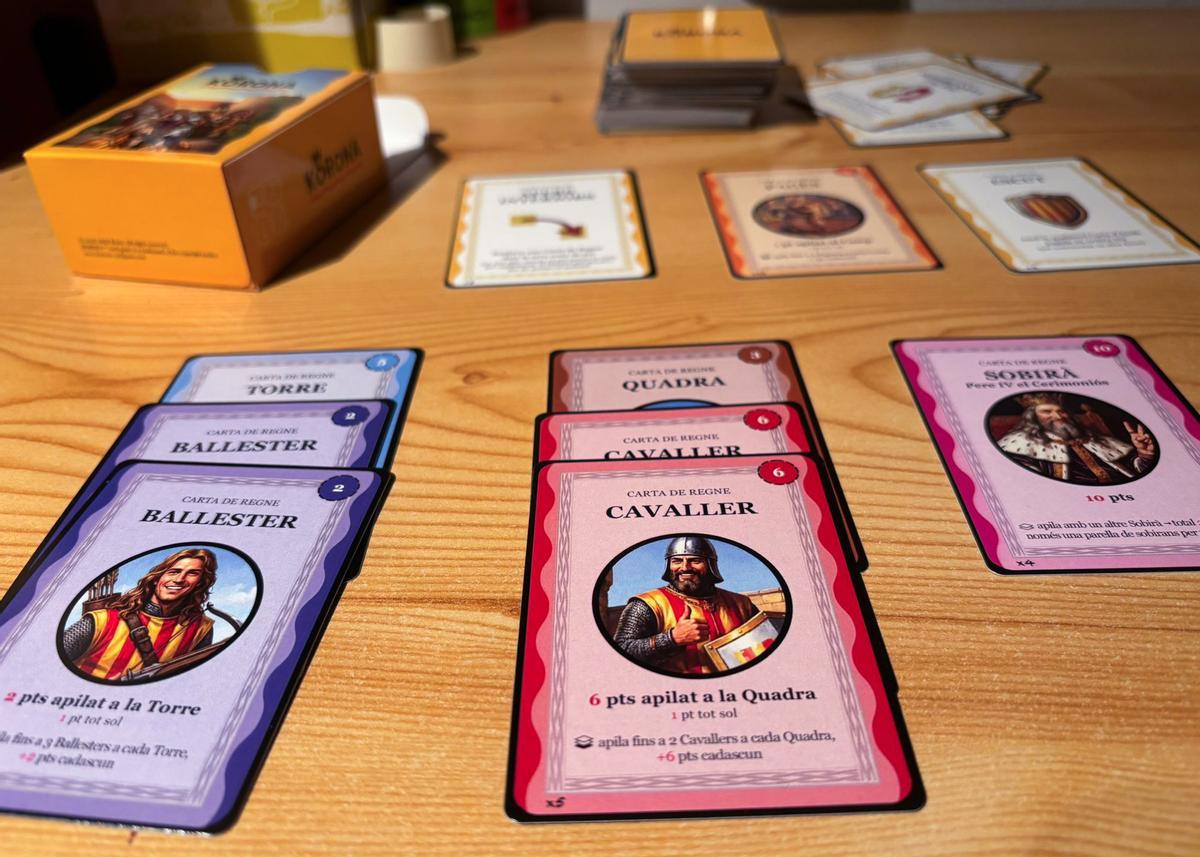Algunes de les cartes del joc Korona