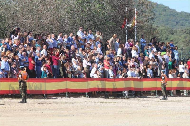 Imágenes de la despedida de la Brigada en Cerro Muriano antes de partir al Líbano