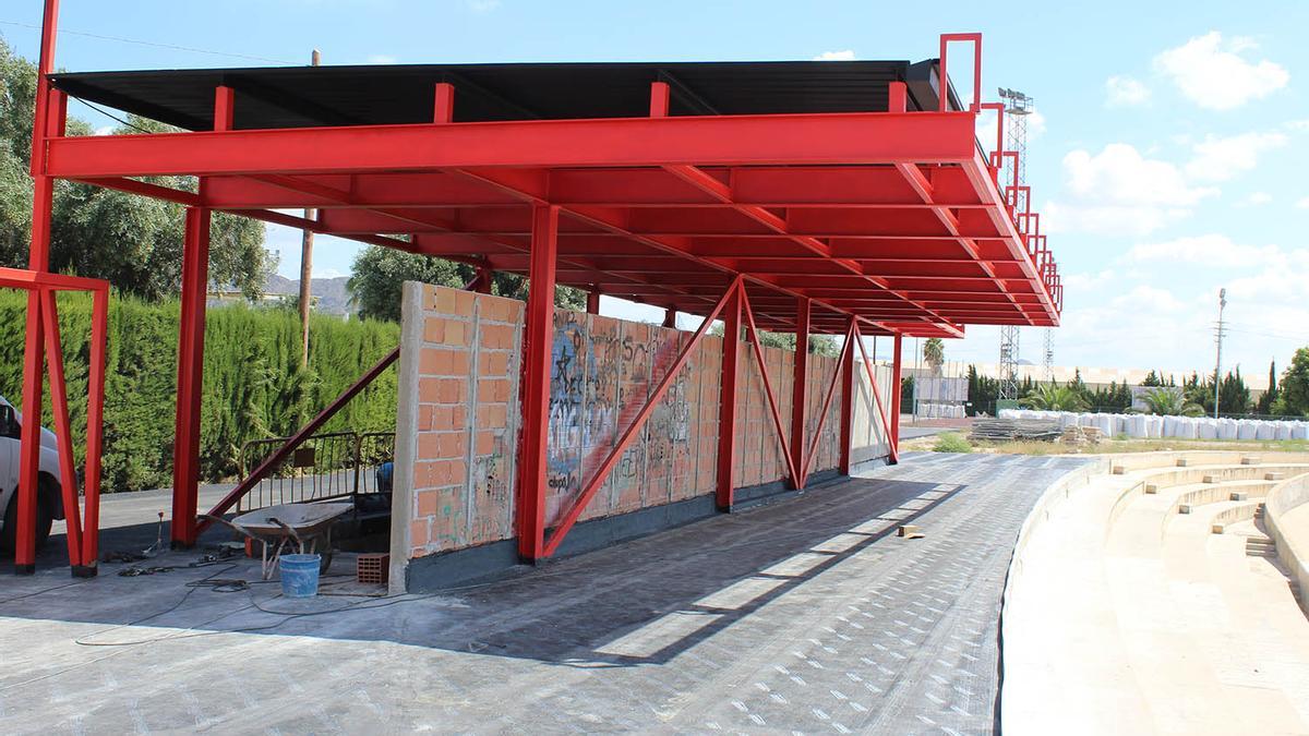 Las mejoras en el velódromo de Novelda.