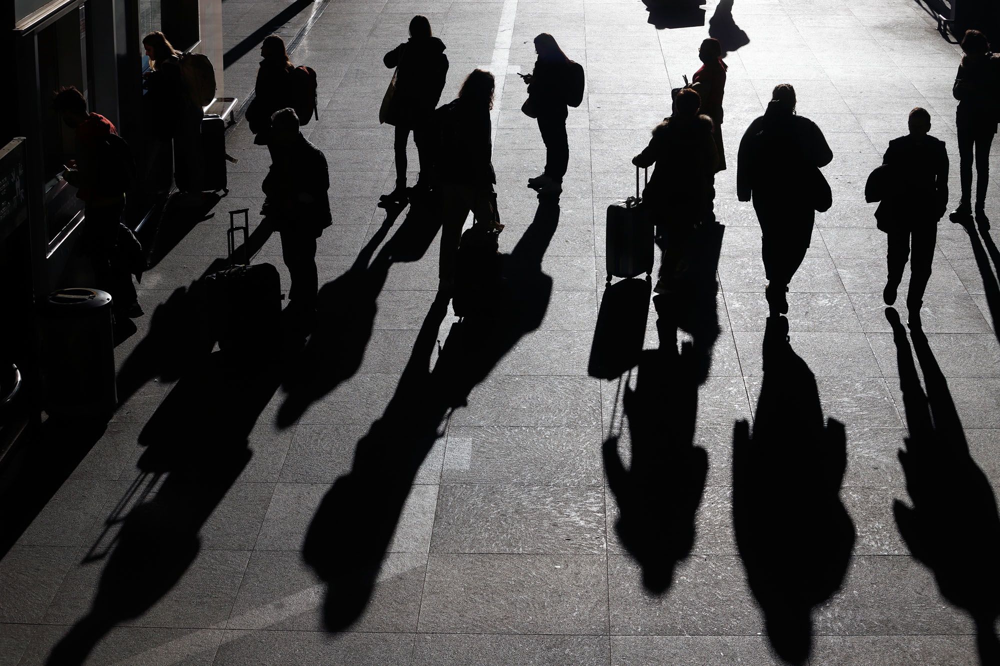 Movimiento de pasajeros en el aeropuerto de Málaga el 23 de diciembre.