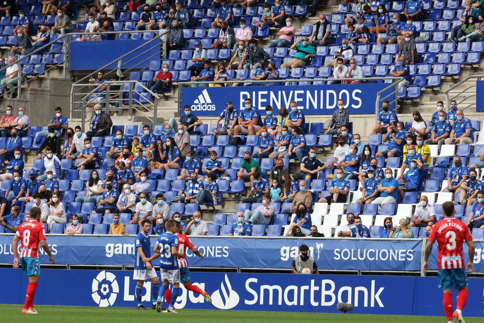 El partido del Real Oviedo, en imágenes