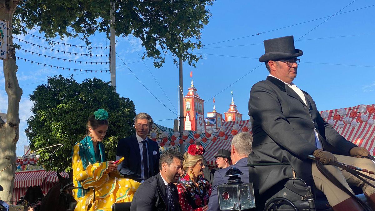Carlos Baute en la Feria de Abril.