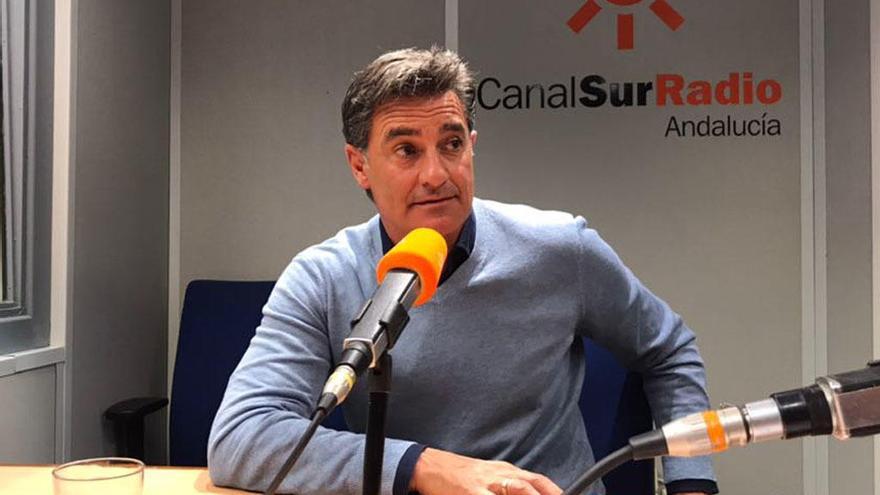 Míchel, durante su entrevista en Canal Sur Radio.