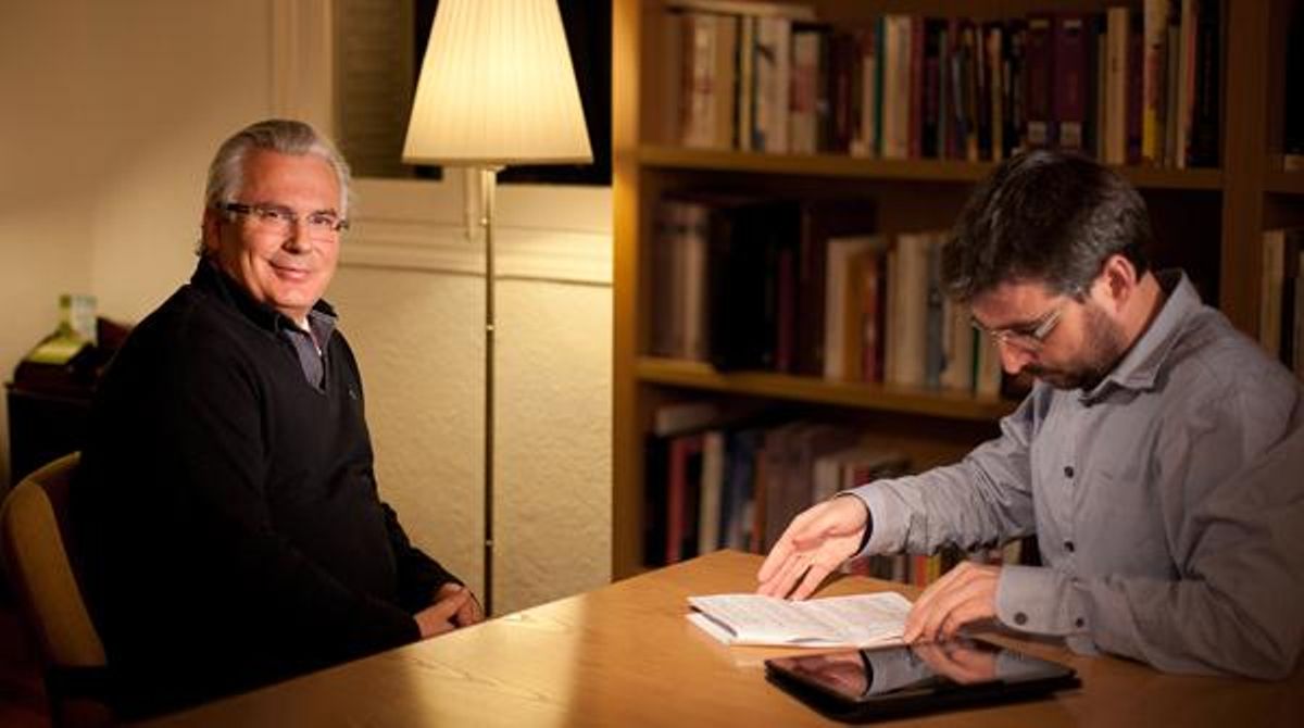Jordi Évole i Baltasar Garzón en l’últim ’Salvados’ de l’any.