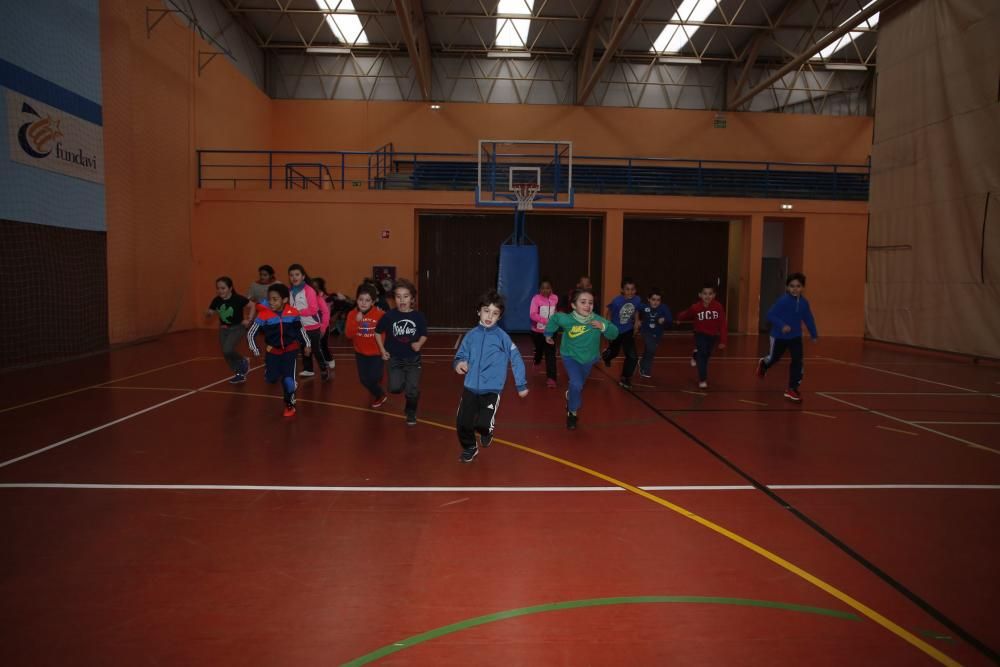 Los alumnos del colegio de Versalles de Avilés