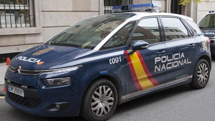 Un coche patrulla de la Policía Nacional
