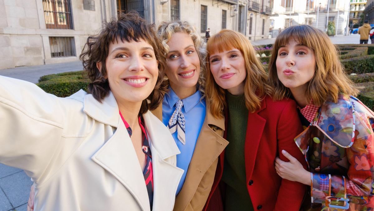 Silma López, Teresa Riott, Diana Gómez y Paula Malia