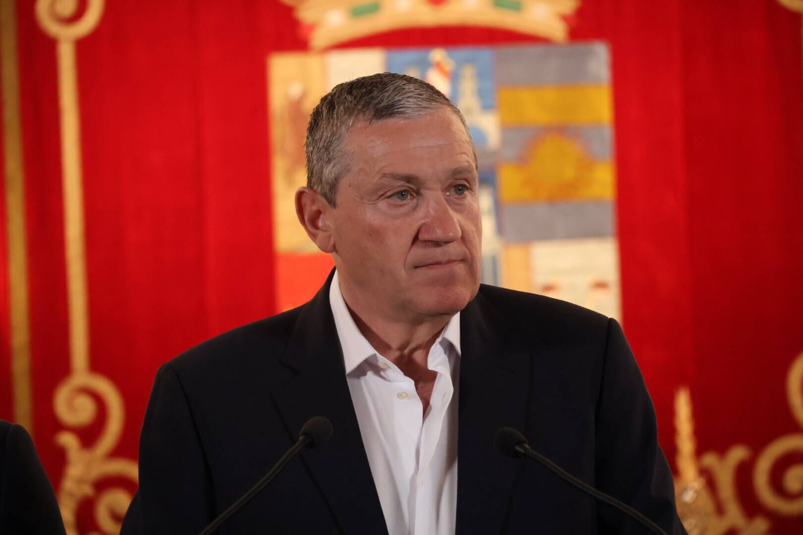 El presidente de la diputación, Javier Faundez.