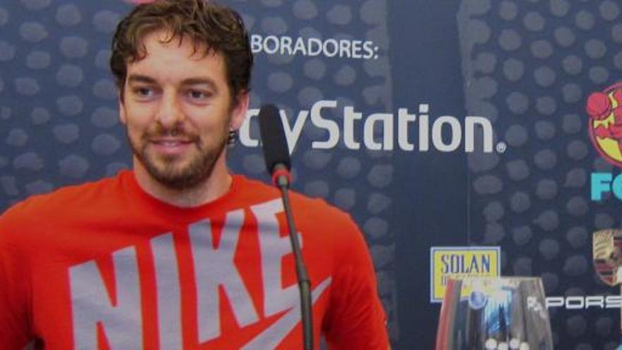 Pau Gasol, en Alicante.