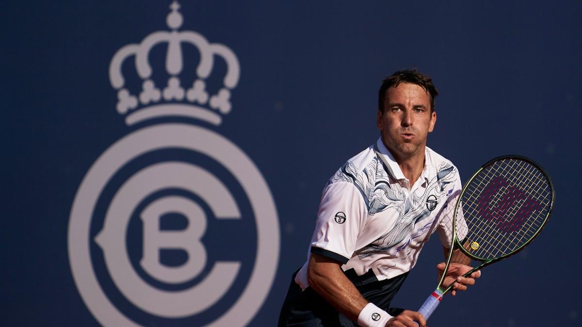 Robredo, durante el torneo en 2022