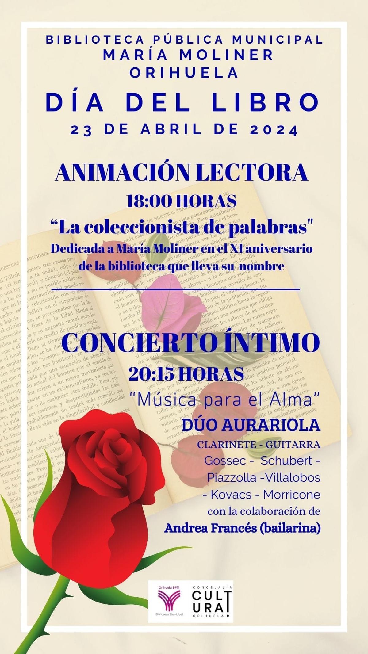 Cartel del Día del Libro