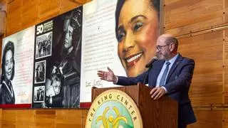 Louzán reivindica un Mundial contra el racismo en la cuna de Martin Luther King: "El deporte debe unir, no dividir"