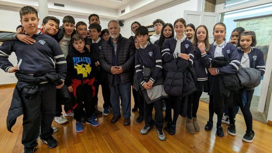 Inicio de las visitas concertadas para los centros educativos al Museo Ramón María Aller de Lalín