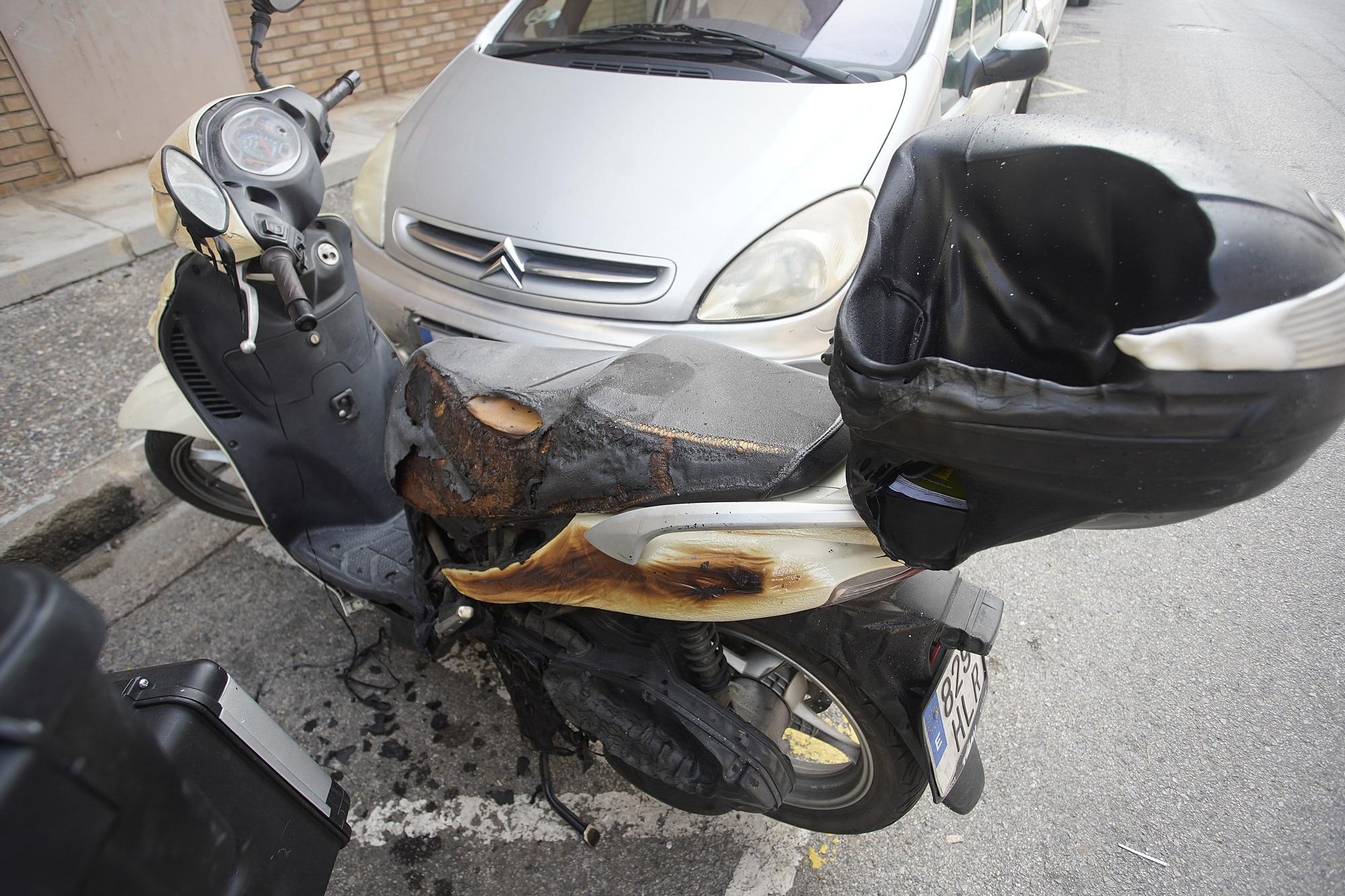 Cremen diverses motos a Salt