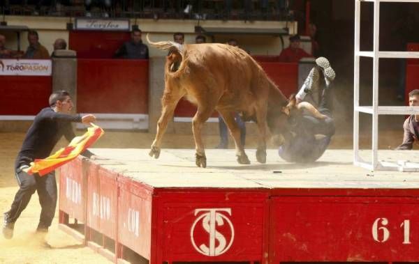 Vaquillas y rejones en la Feria San Jorge