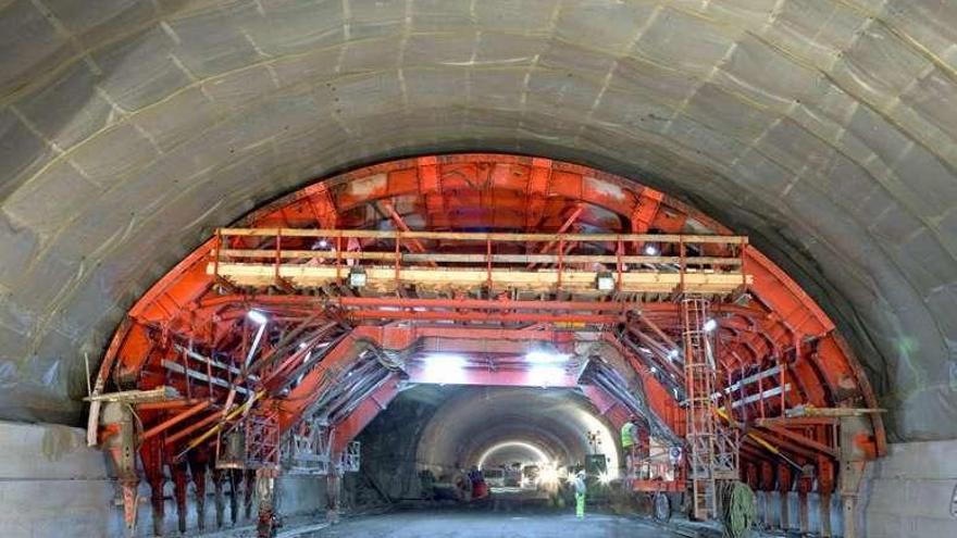 Túnel en Bermeo que se mostró ayer como ejemplo // Cedida por CIV