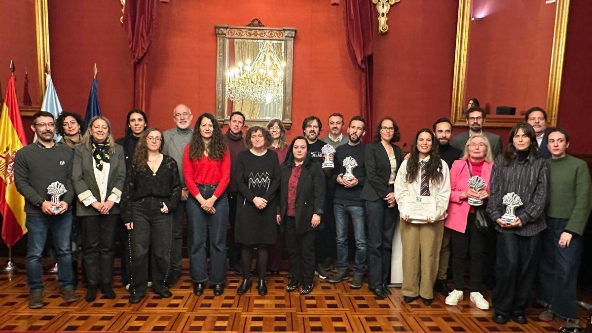 El Pazo de Raxoi acogió ayer la gala de entrega de los Premios de Excelencia Empresarial.