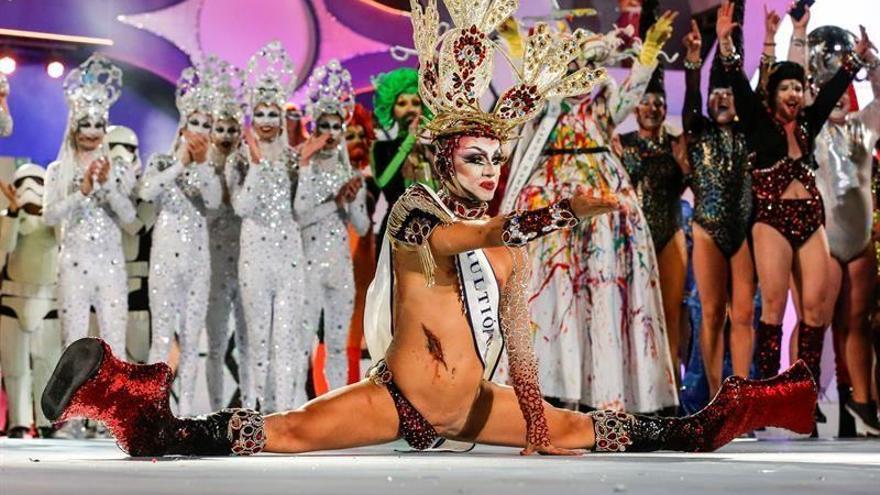 Drag Sethlas reaparece vestido de la Virgen en presentación del Carnaval 2018