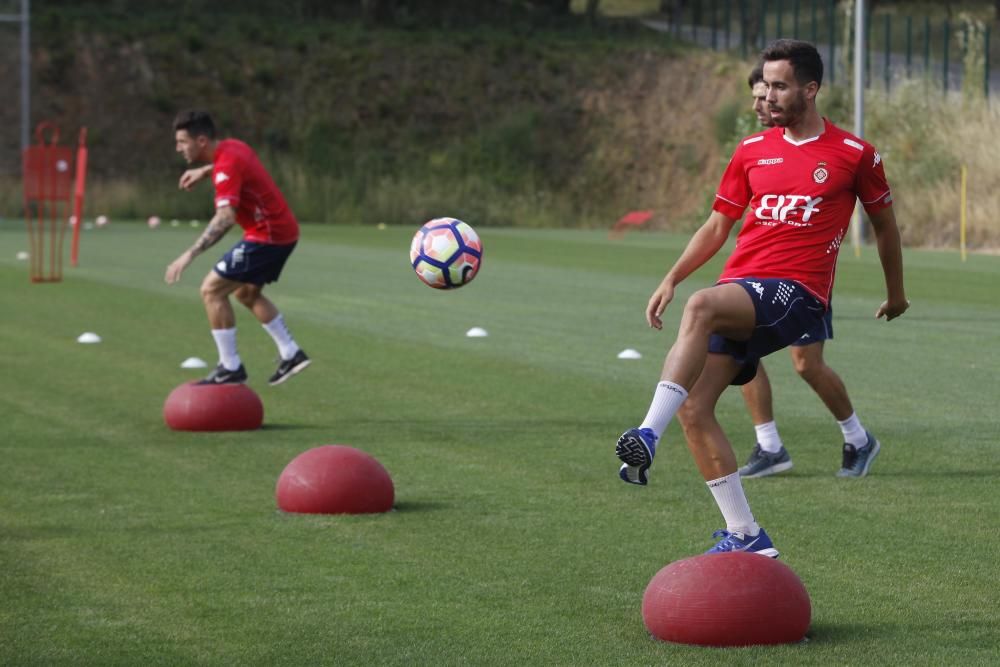 Primer entrenament del Girona FC