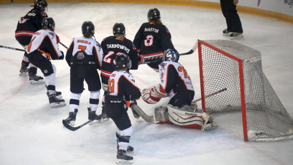 Imagen de uno de los duelos de semifinales