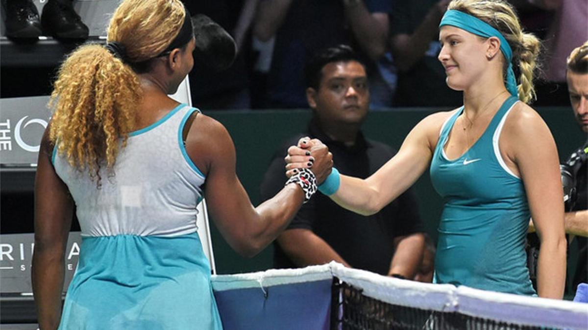 Serena Williams doblegó sin problemas a la número cinco del mundo, la canadiense Eugenie Bouchard