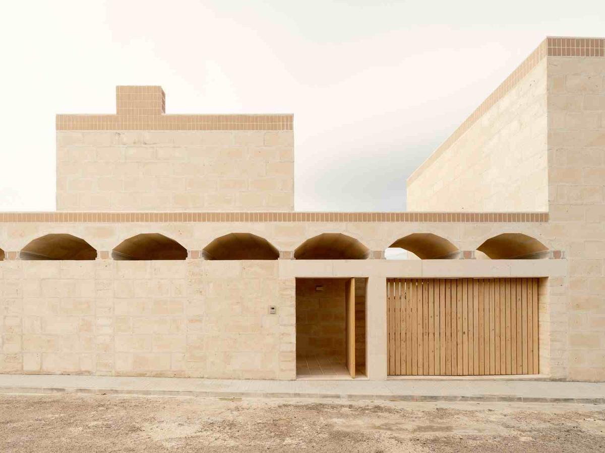 La casa en la Colònia de Sant Pere.