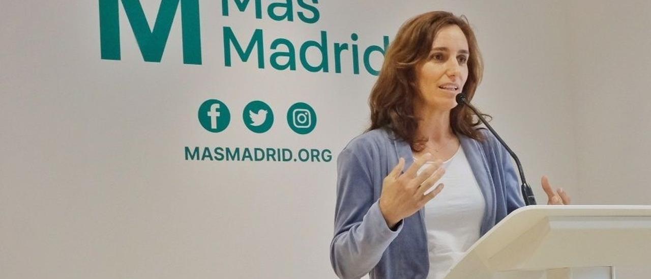 Mónica García (Más Madrid) lamenta que finalmente se convoquen unas &quot;elecciones irresponsables&quot; para el 4 de mayo