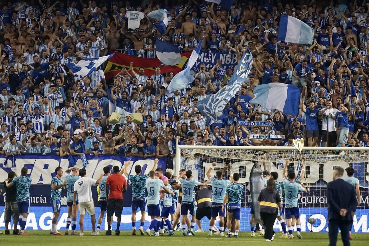 Málaga vs Las Palmas, en imágenes