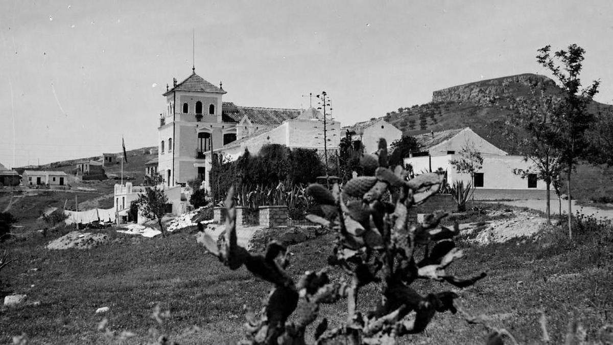 La Hacienda y Granja de Suárez en una foto de hacia 1939.