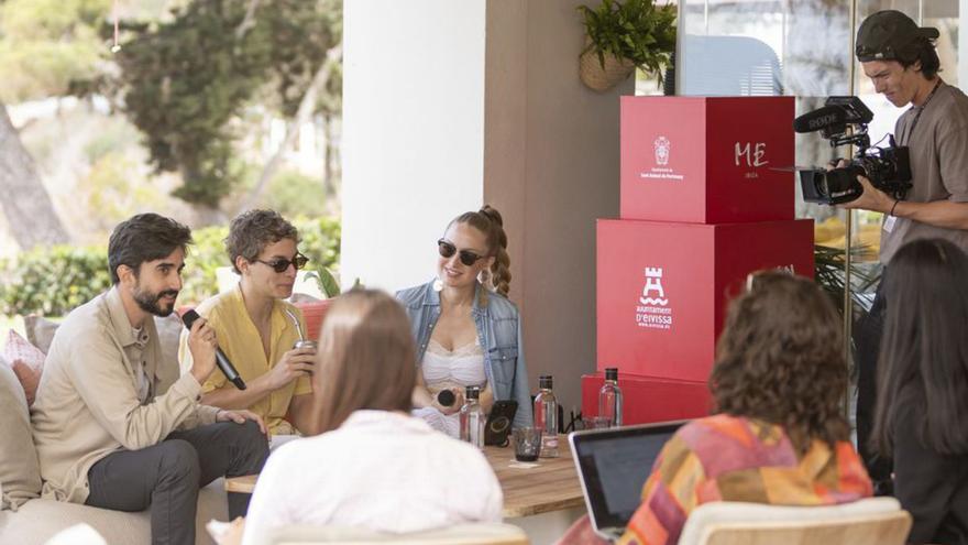 Subirats, Vaca y Escribano durante la rueda de prensa.