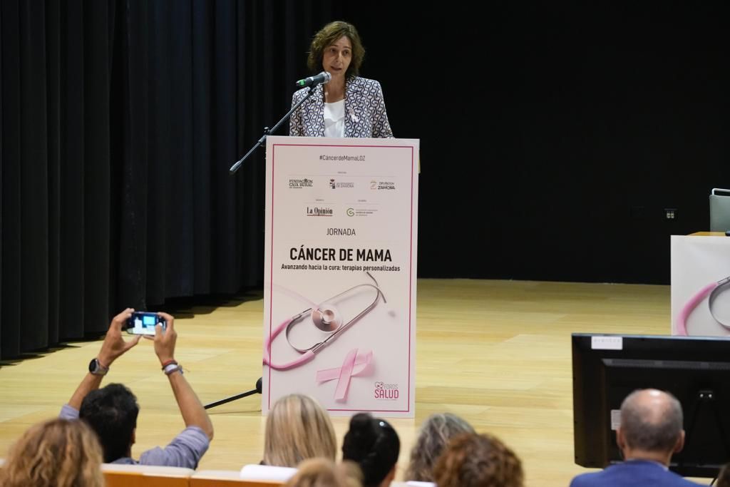 Amaranta Ratón, diputada de Política Social, Familia e Igualdad de la Diputación de Zamora, durante el discurso de clausura del evento.