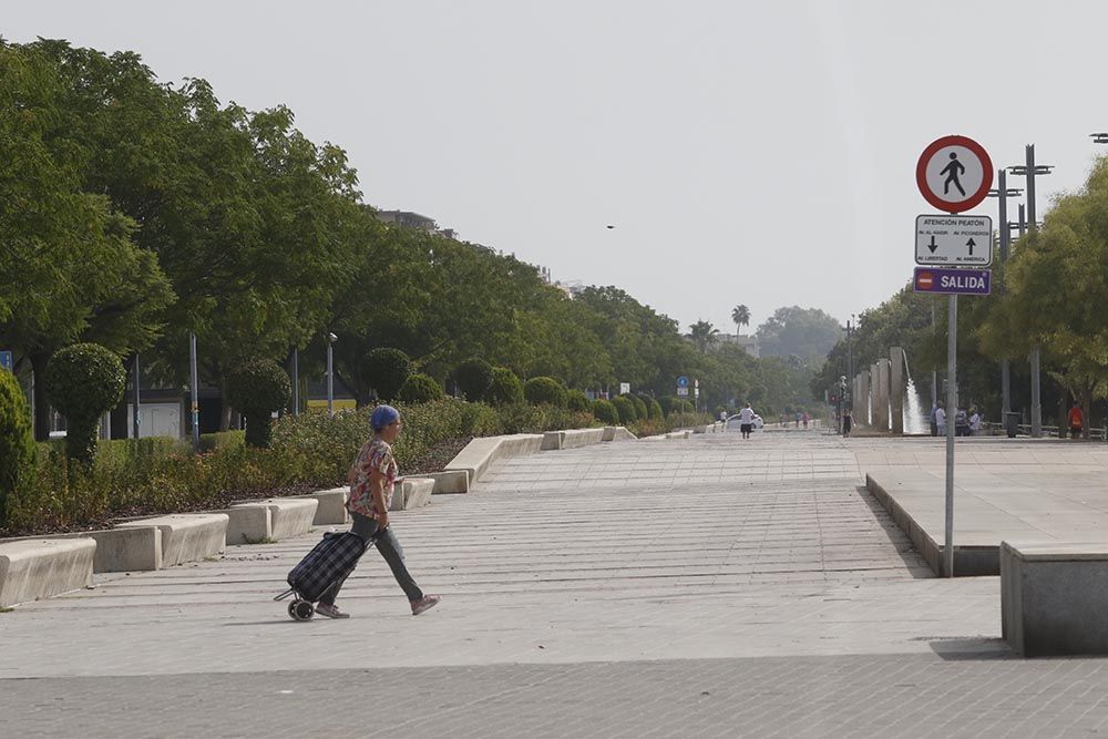 Córdoba, ciudad autoconfinada durante las horas de calor en el puente de agosto