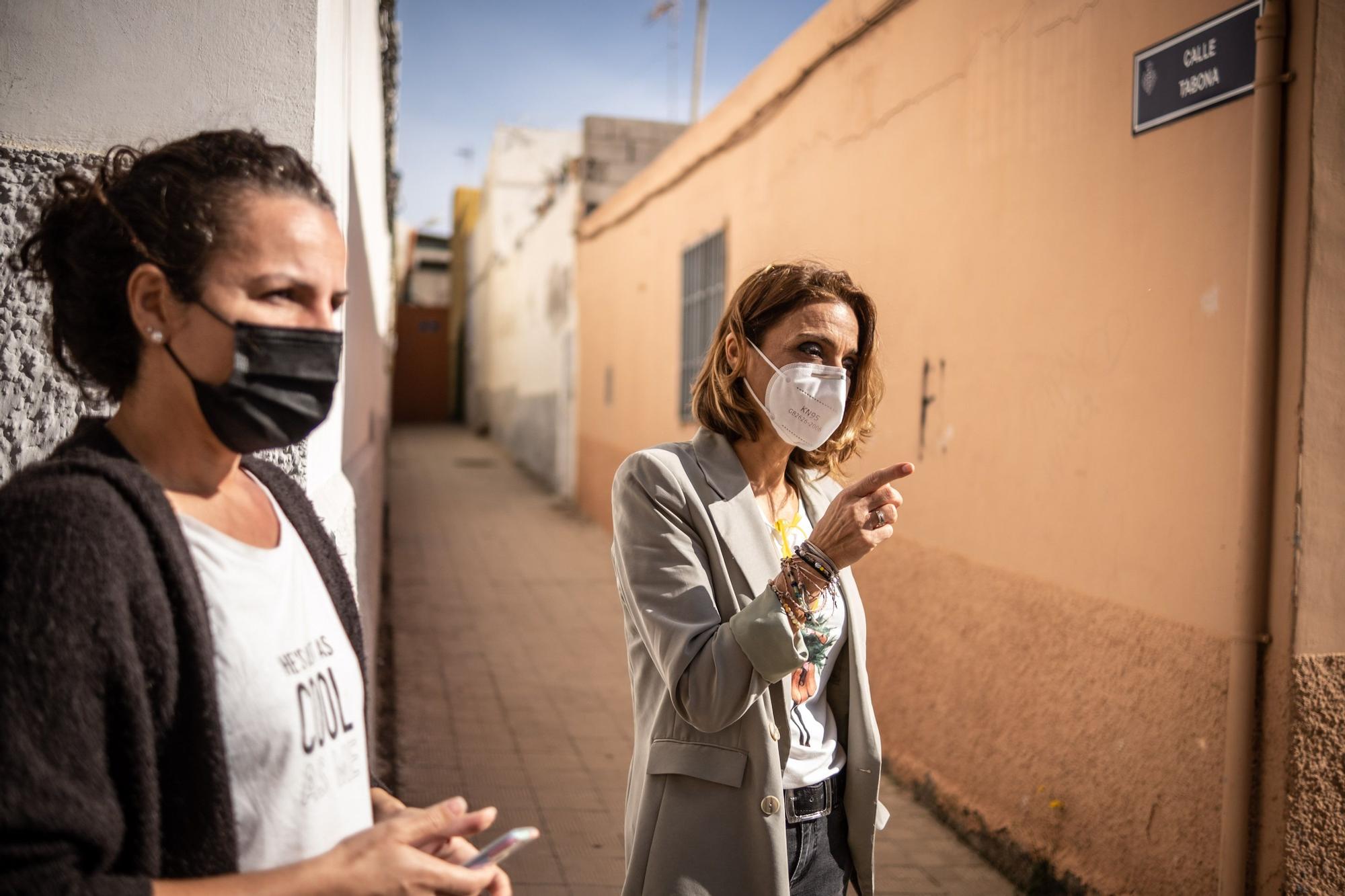 Visita al barrio de Las Cabritas