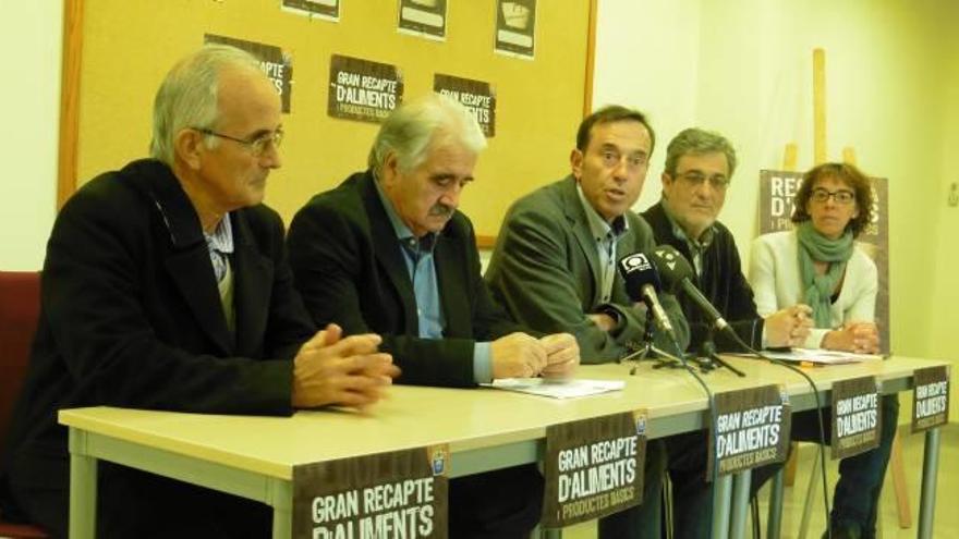 D&#039;esquerra a dreta, Joan Jorba, Joan Espona, Josep Berga, Carles Oller i Montserrat Gou.