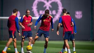 Los azulgranas preparan el clásico ante el Real Madrid