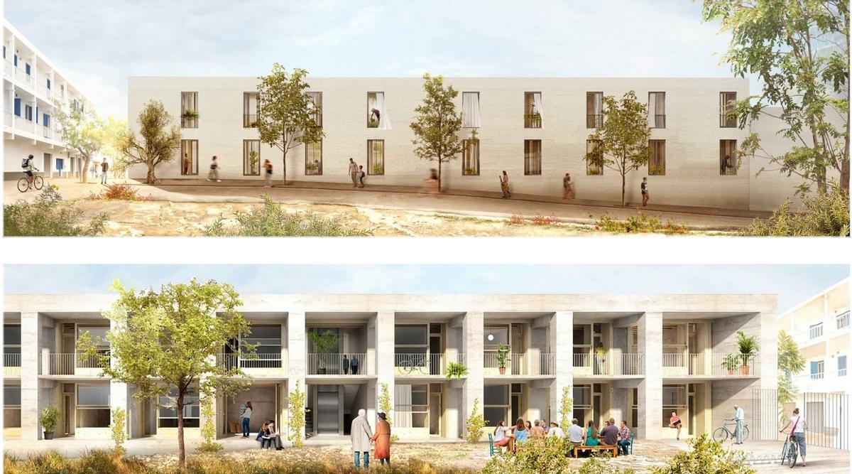 Recreación de cómo será el edificio terminado