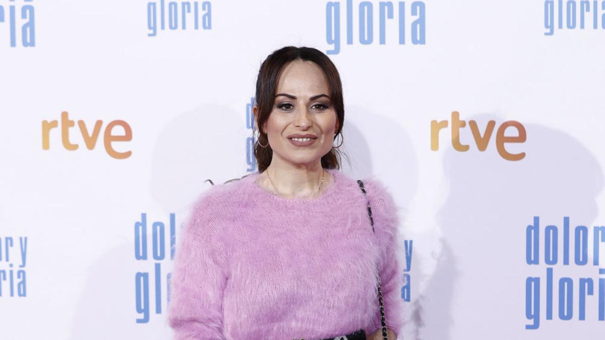 María Escoté en el estreno de 'Dolor y Gloria'