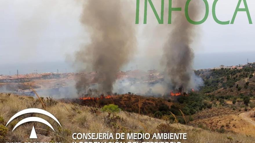 Imagen del incendio