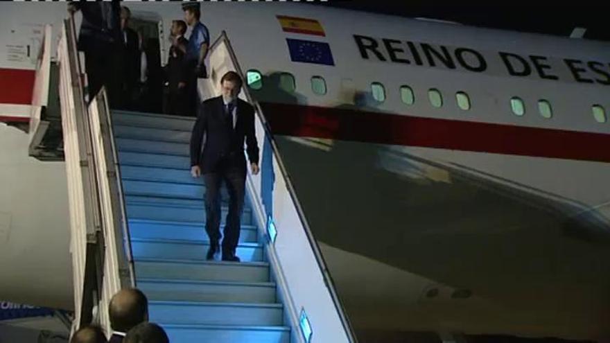 Rajoy llega a Argentina en la primera visita de un presidente español en diez años
