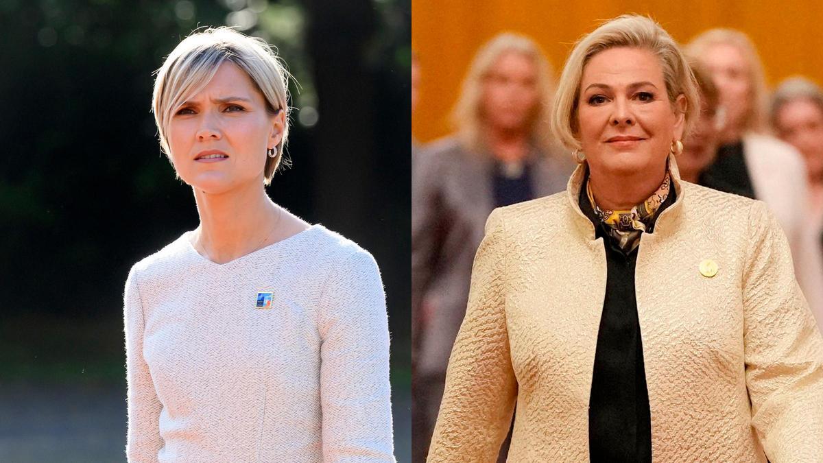 Kristrún Frostadóttir y Halla Tómasdóttir