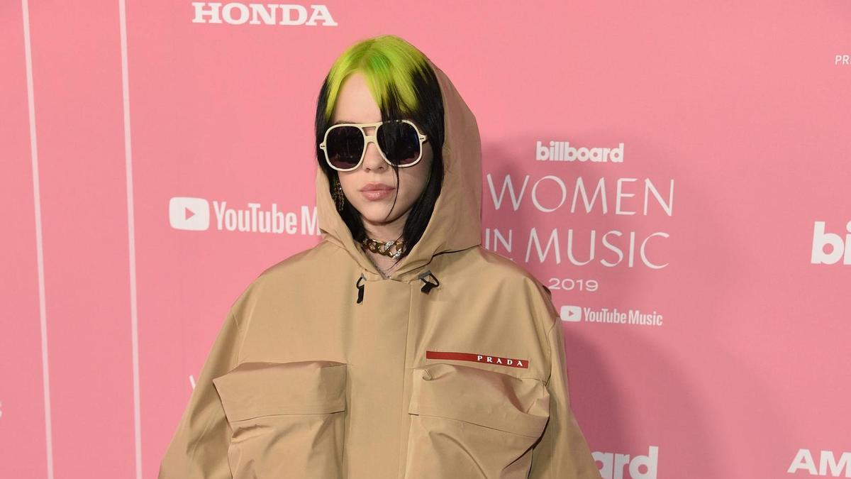 La cantante Billie Eilish en un evento en Nueva York