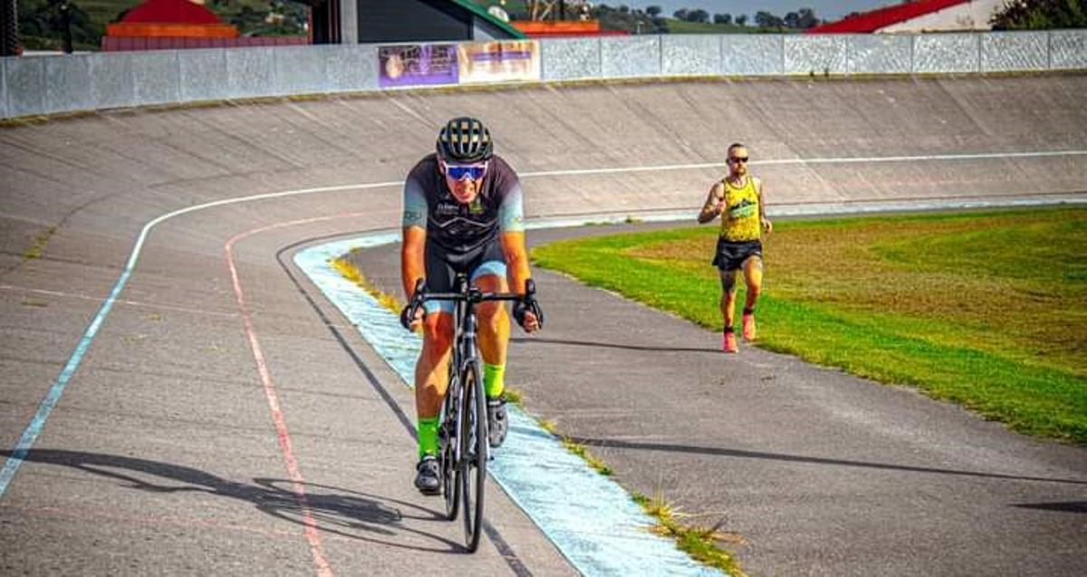 Camblor y Moro en el duelo celebrado en octubre.