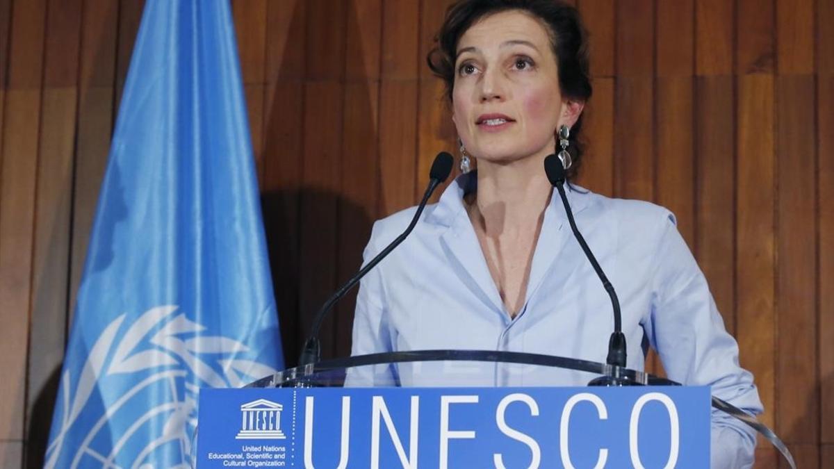 Audrey Azoulay, directora general de la UNESCO.