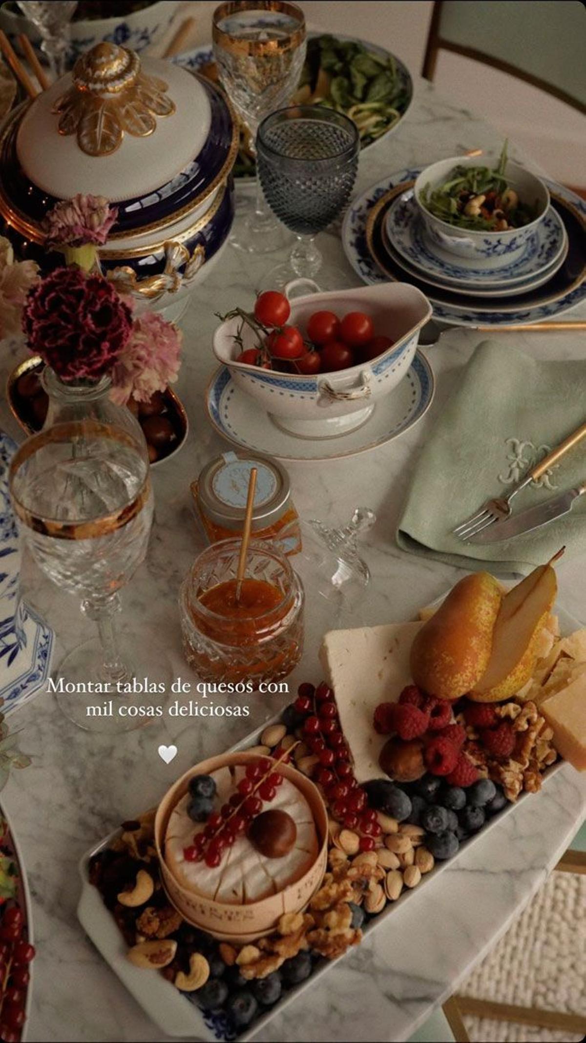 Los entrantes navideños de Paula Ordovás: tablas de quesos con frutas y frutos secos