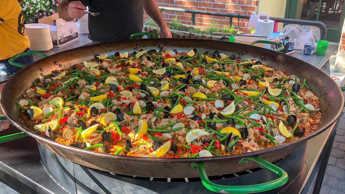 En el Jaialdi de Boise, los asistentes pueden probar un plato de la comida tradicional