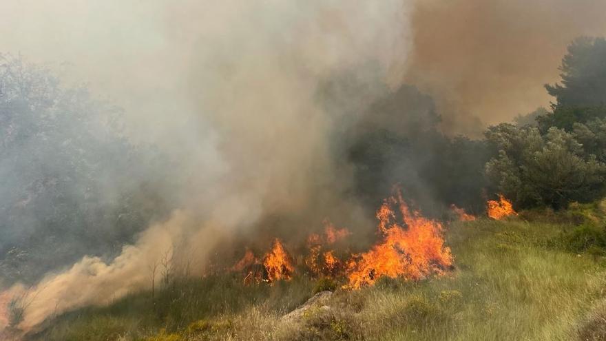 Incendio en Caudiel, hoy