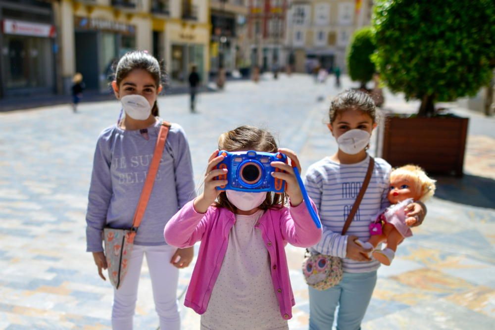 Así ha sido el primer día de desconfinamiento para los niños de Cartagena